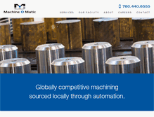 Tablet Screenshot of machine-o-matic.com